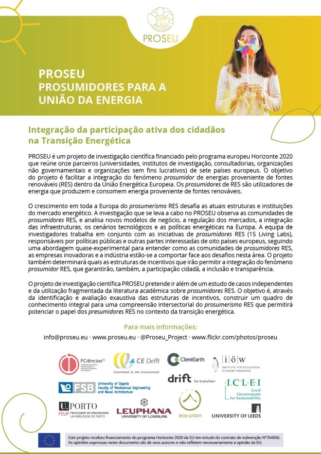 PROSEU project_one-page-presentation_Portuguese PROSEU project_one-page-presentation_Portuguese